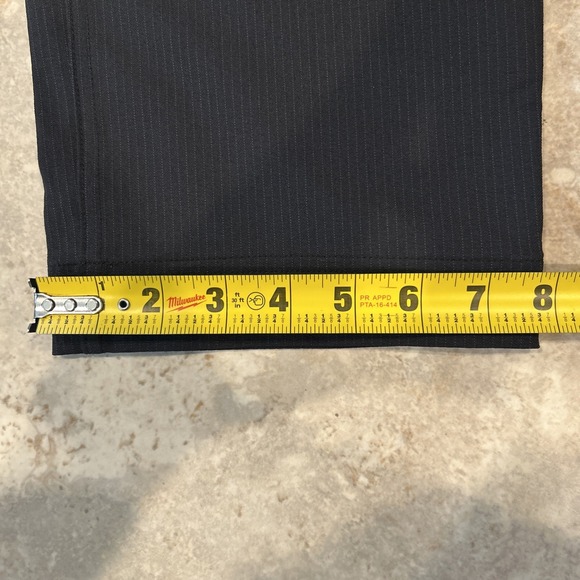 Lululemon Commission ABC Warpstreme Pants Men 32x32 Black Pinstripe Performance - Picture 7 of 10